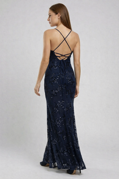 Elegantes Damen Galakleid Glitzer