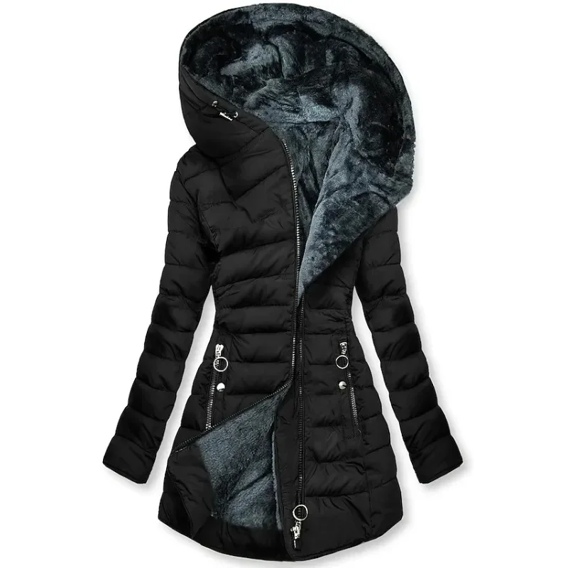 Eveloria Damen Daunenjacke Gefüttert Mit Kapuze