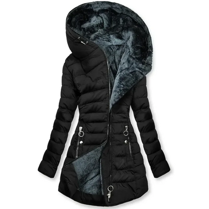 Eveloria Damen Daunenjacke Gefüttert Mit Kapuze