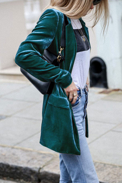 Damen Business Blazer Langärmlig