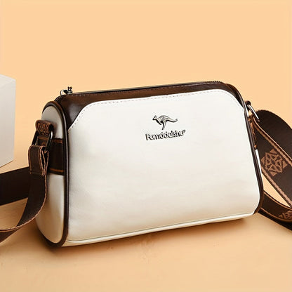 Damen Crossbody-Tasche Vegan-Leder