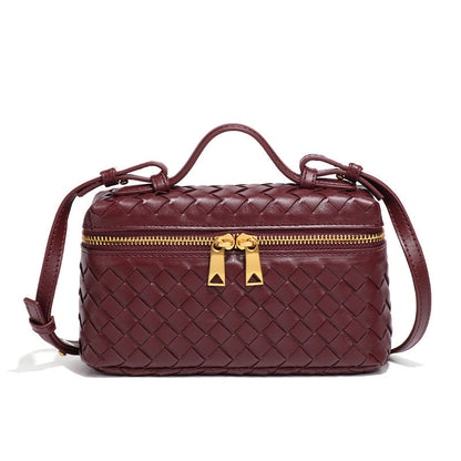 Damen Mini-Handtasche Leder mit Umhängegurt