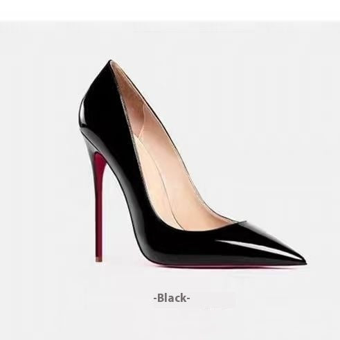Damen Stiletto Schuhe 12cm Hoher Absatz Weiche Sohle