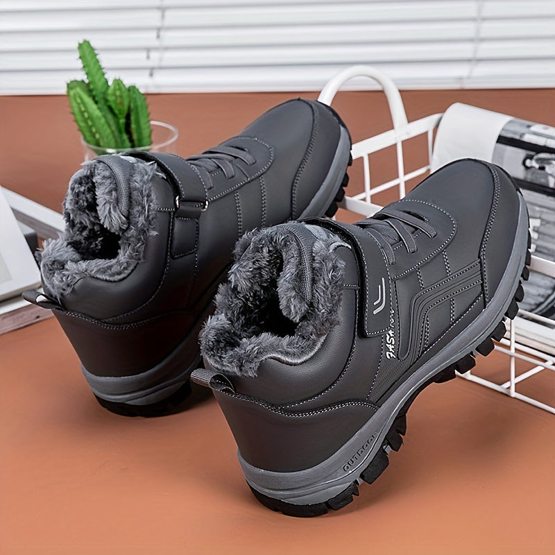 Herren Winterstiefel Mittelhoher Schnitt Warmfutter