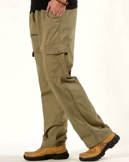 Eveloria Damen Cargohose Warm Elegant