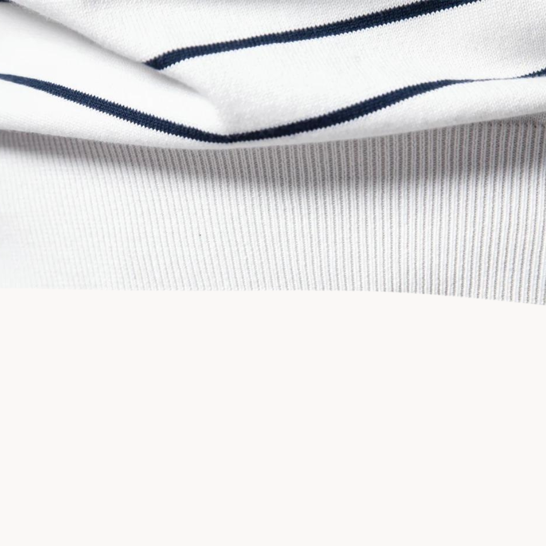 Eveloria Damen Pullover Baumwoll Streifenmuster