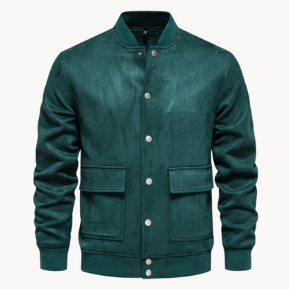 Eveloria Herren Bomberjacke Wildleder