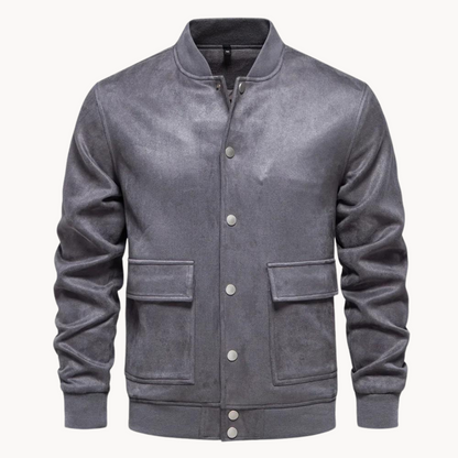 Eveloria Herren Bomberjacke Wildleder