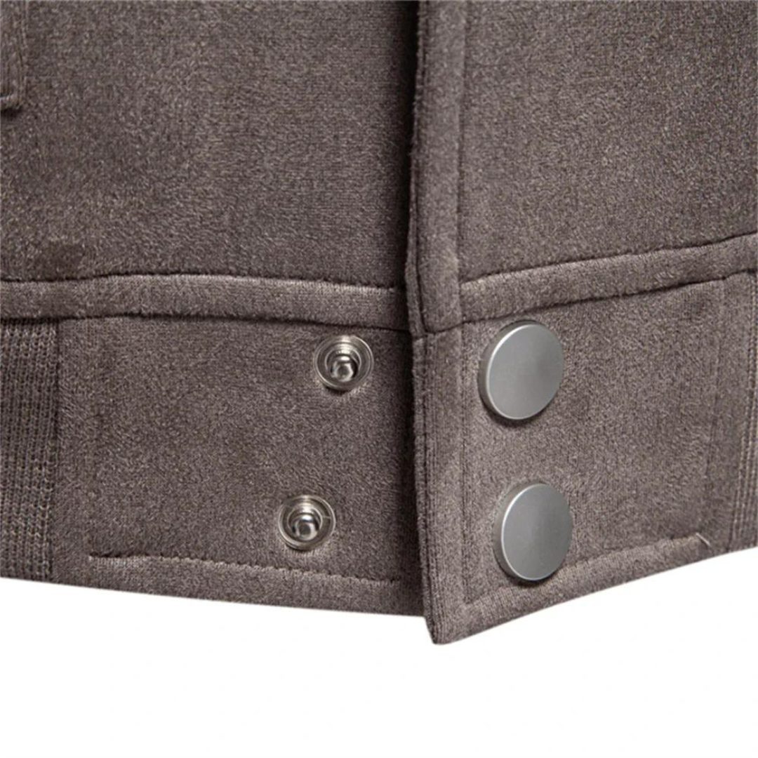 Eveloria Herren Bomberjacke Wildleder