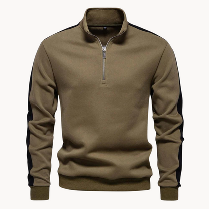 Eveloria Damen Pullover Viertelreißverschluss