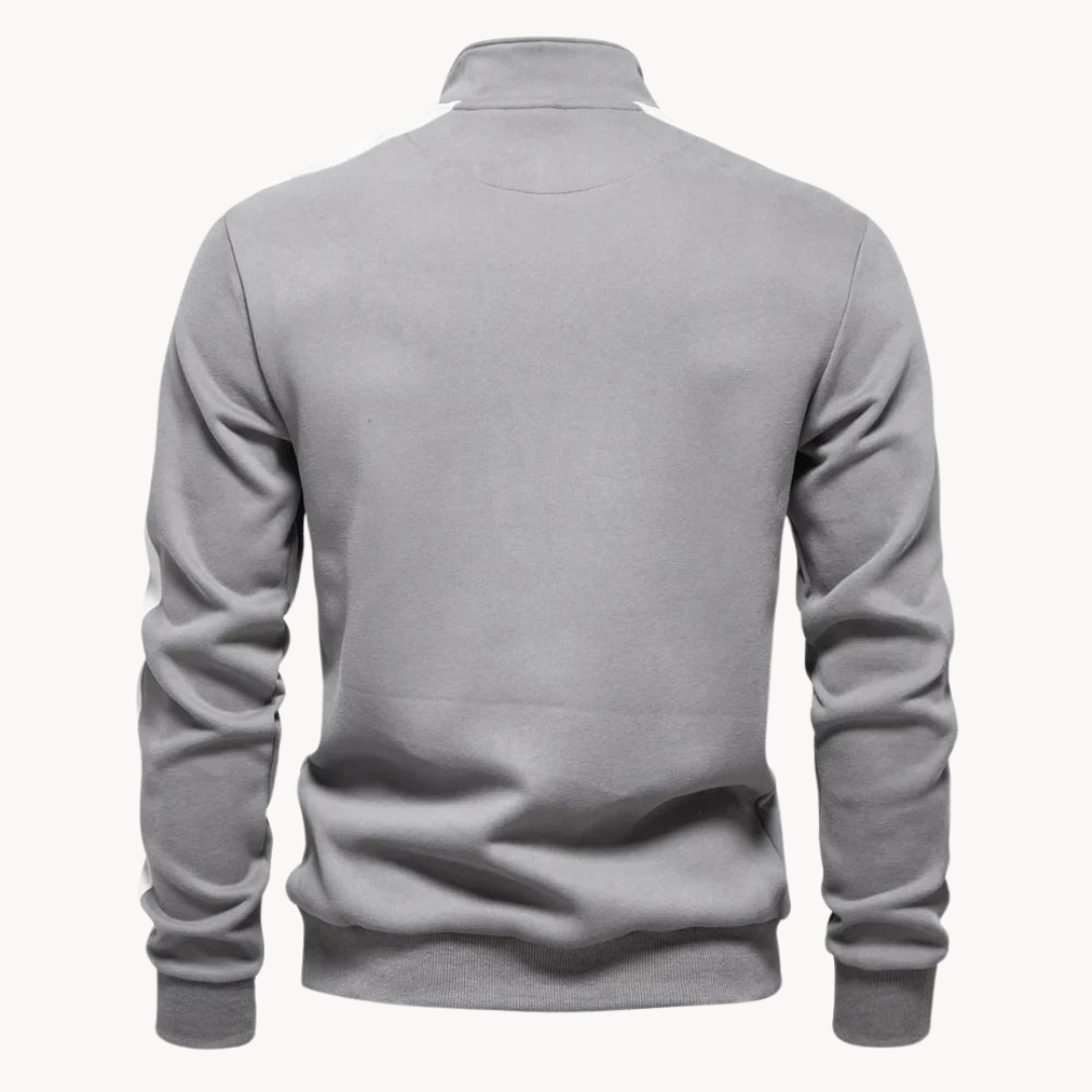 Eveloria Damen Pullover Viertelreißverschluss