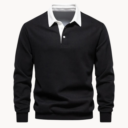 Eveloria Damen Polo-Sweatshirt Lässig Grau