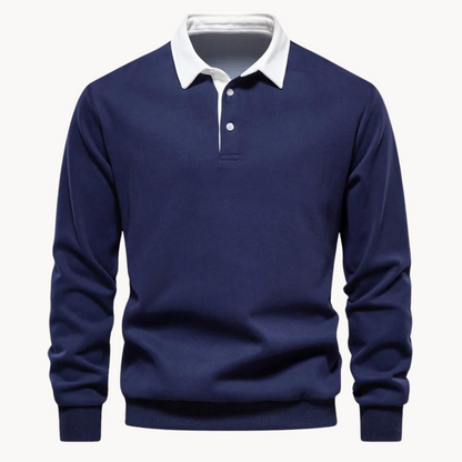 Eveloria Damen Polo-Sweatshirt Lässig Grau