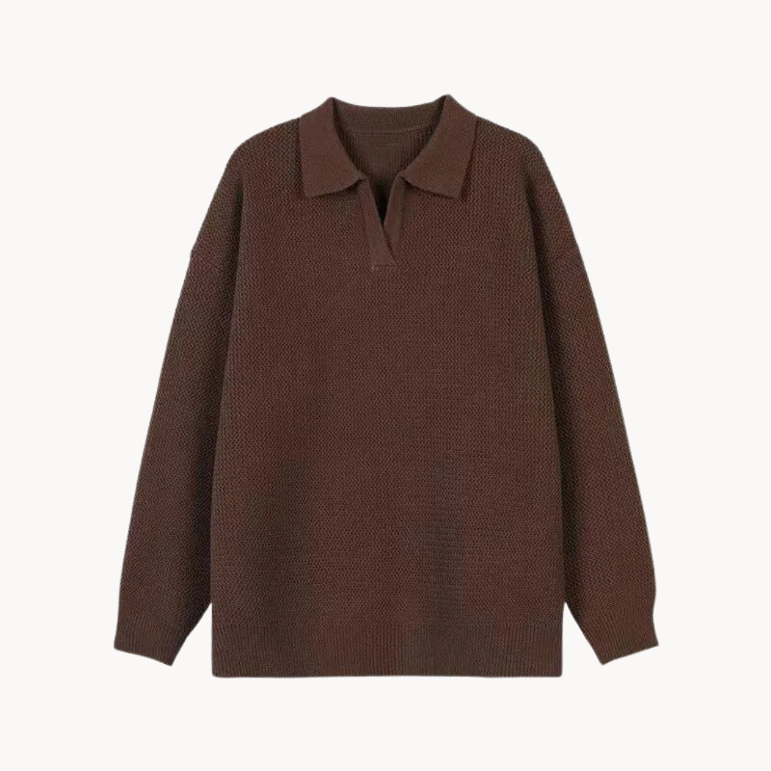 Eveloria Damen Polopullover Elegantes Design