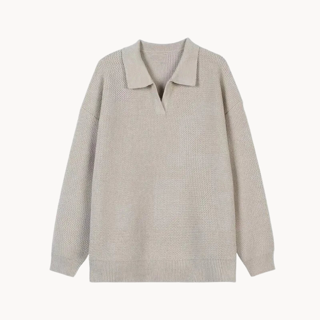 Eveloria Damen Polopullover Elegantes Design
