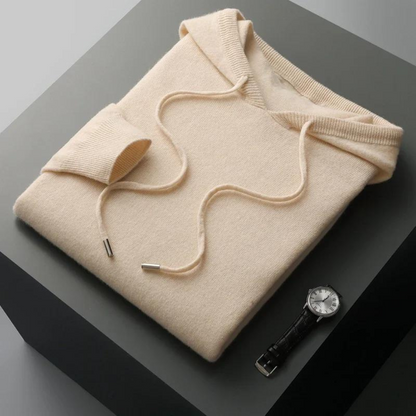 Eveloria Damen Merino Strick Kapuzenpullover