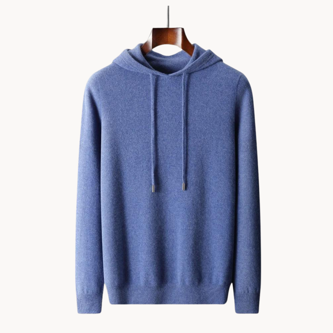 Eveloria Damen Merino Strick Kapuzenpullover