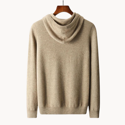Eveloria Damen Merino Strick Kapuzenpullover