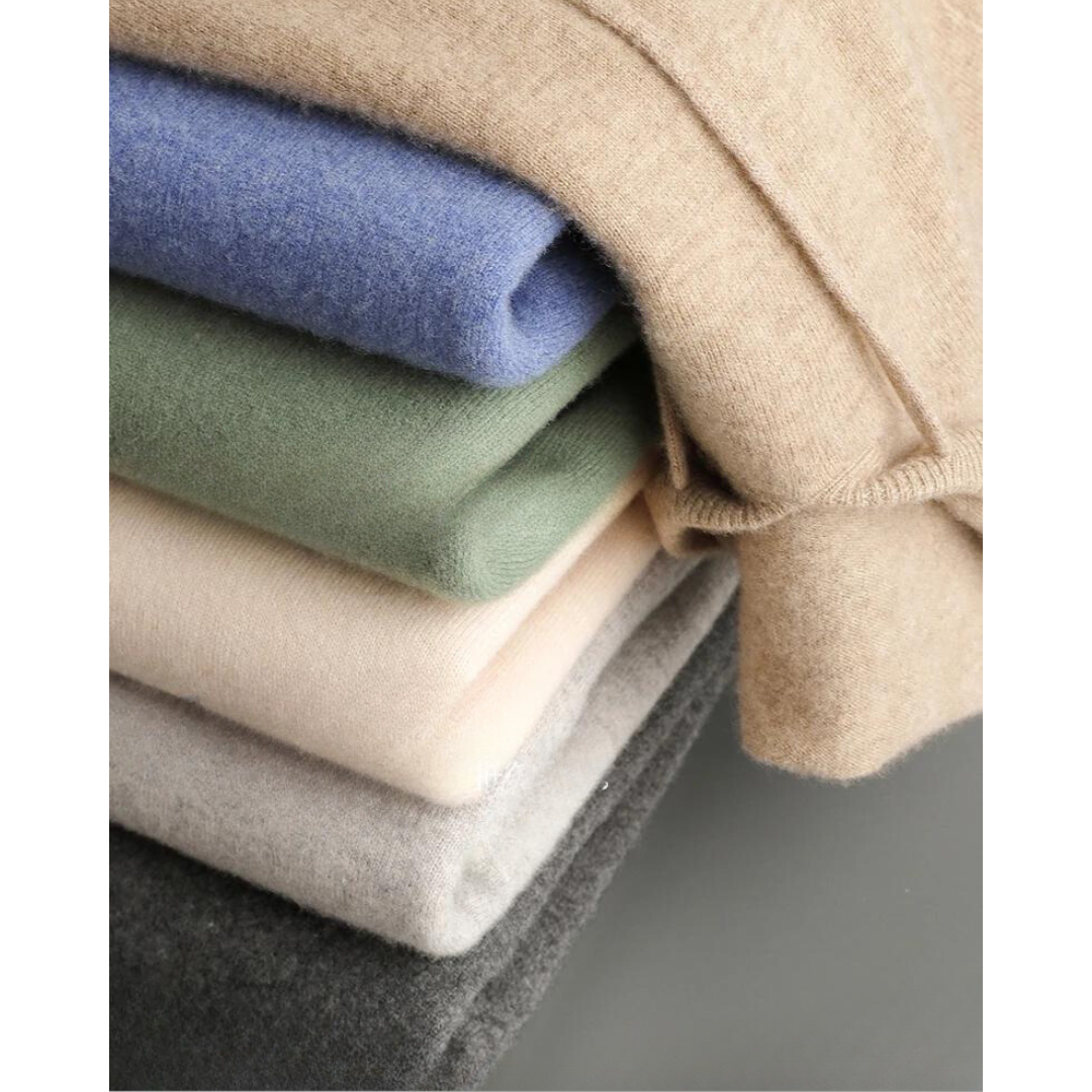 Eveloria Damen Merino Strick Kapuzenpullover