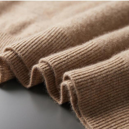 Eveloria Damen Merino Strick Kapuzenpullover