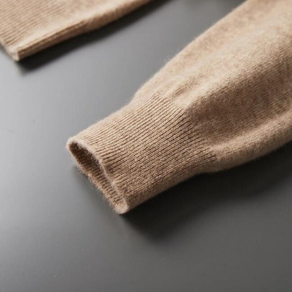 Eveloria Damen Merino Strick Kapuzenpullover
