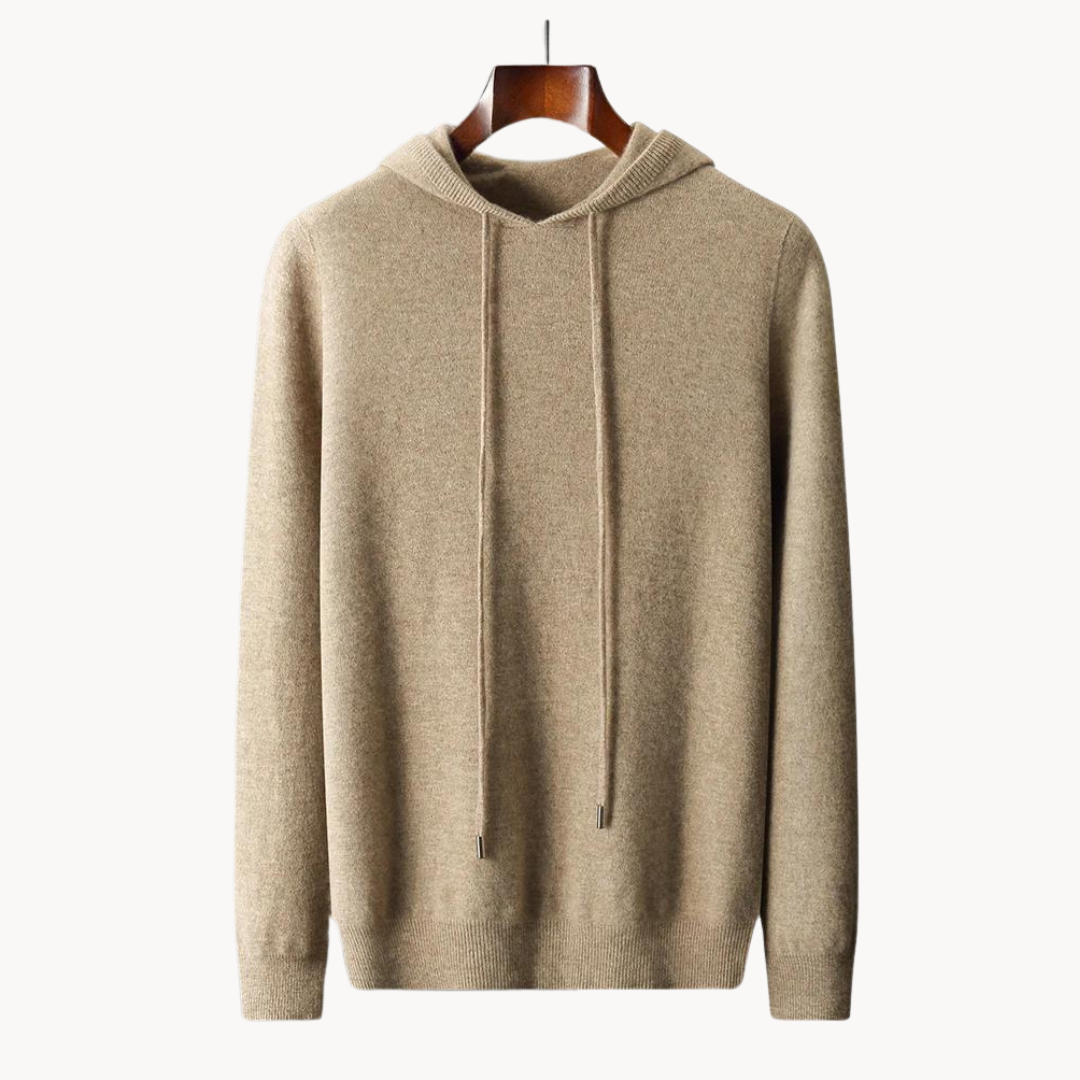 Eveloria Damen Merino Strick Kapuzenpullover