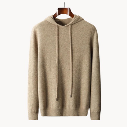 Eveloria Damen Merino Strick Kapuzenpullover