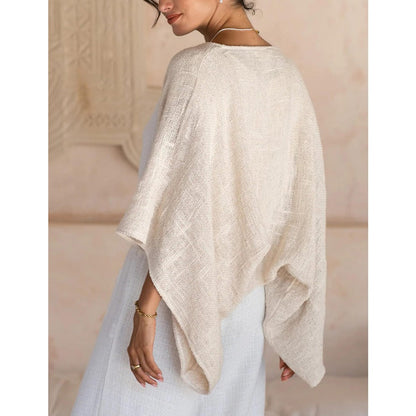 Damen Strickcardigan Offene Front Fatima