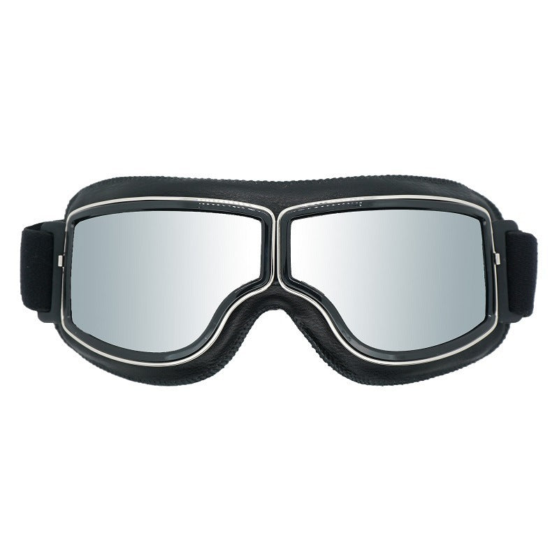 Herren Motorradbrille Polarisiert Vintage-Design
