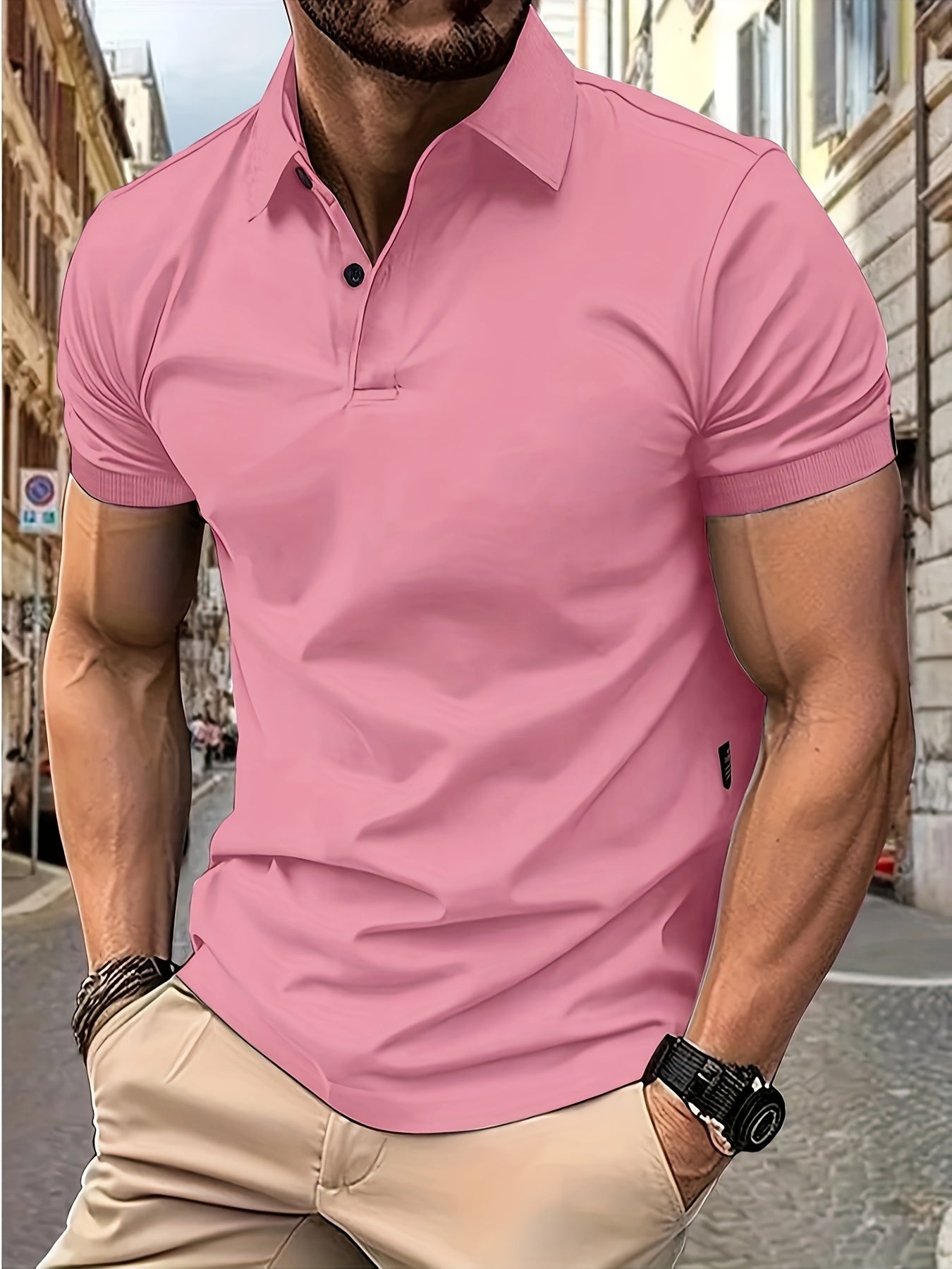 Eveloria Damen Kurzarm Polo Baumwolle Bequem Weiß