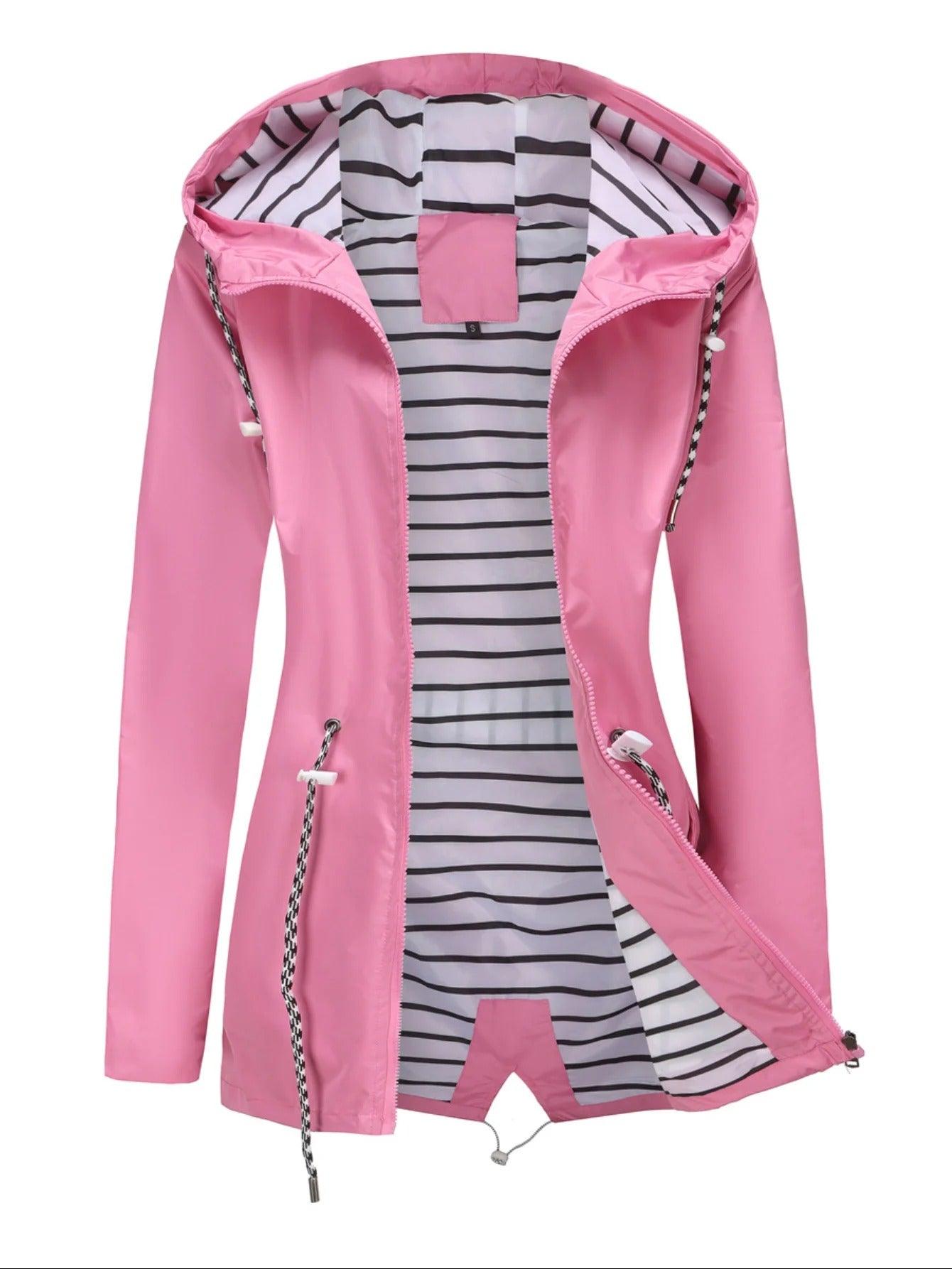 Eveloria Damen Lange Wasserfeste Jacke Vielseitig