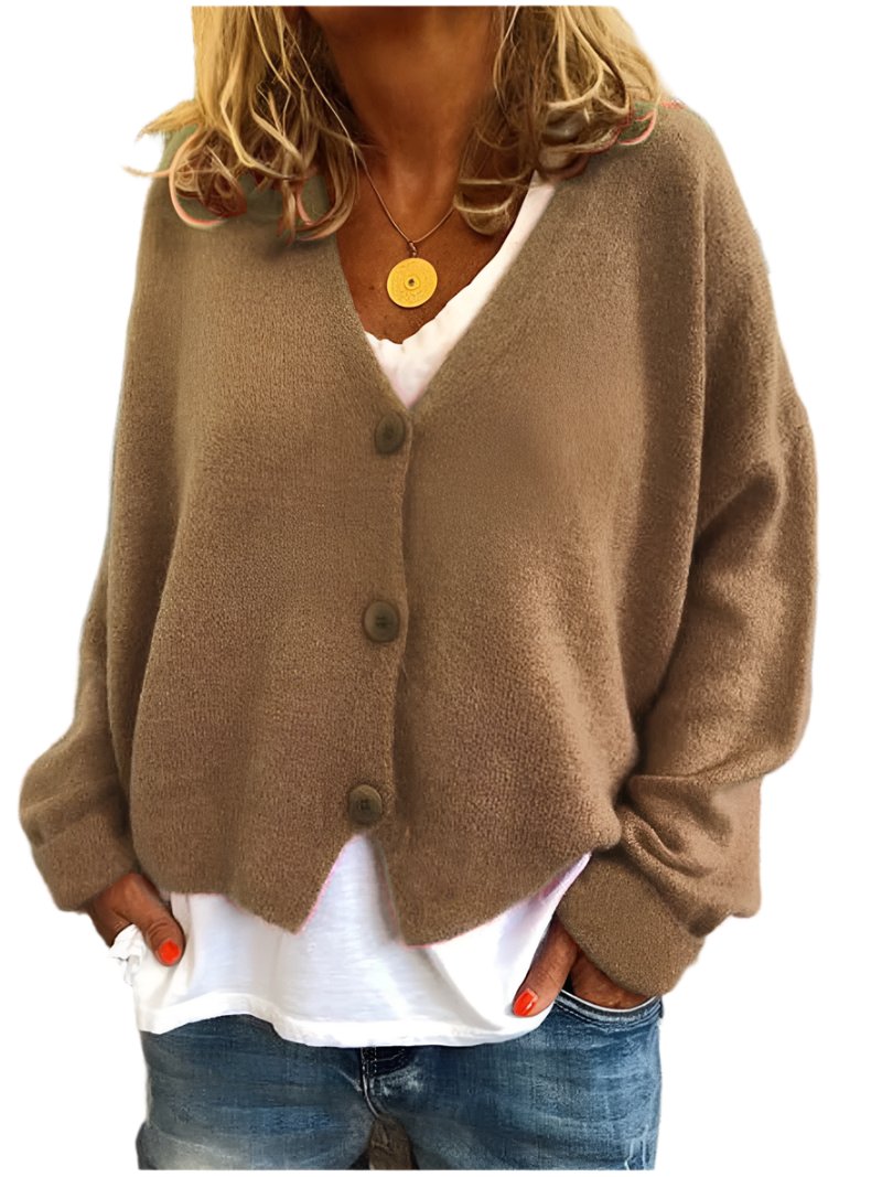 Eveloria Damen Strickjacke Kuschelig
