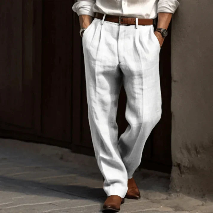 Herren Elegant Vintage Hose Lang