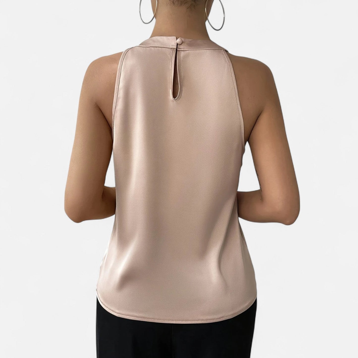 Damen Satin Neckholder Stilvoll