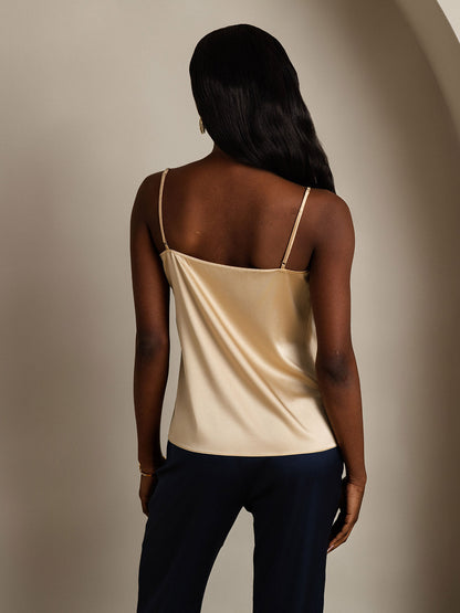 Eveloria Damen Seiden-Camisole Spaghettiträger - Eveloria