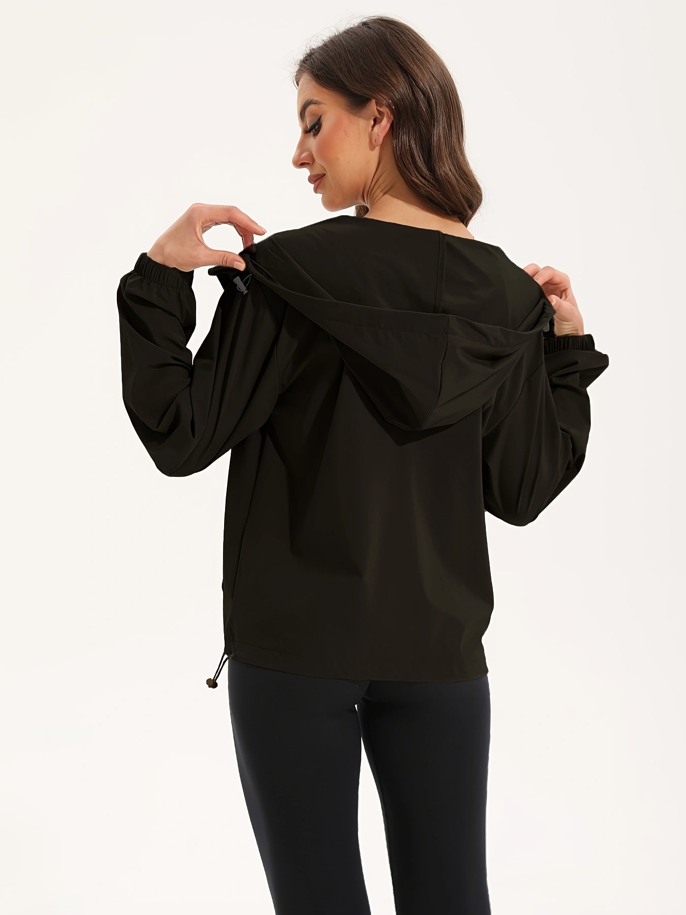 Damen Sportjacke Wasserdicht Kapuze