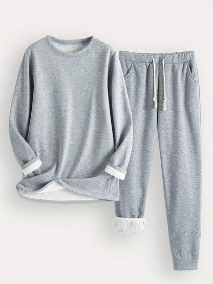 Damen Lässiges Winter-Loungewear-Set