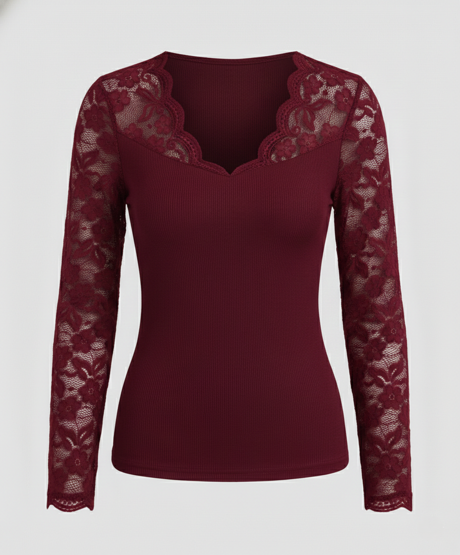 Damen Spitzen-Bodysuit Elegantes Dessous