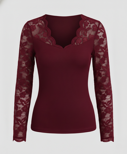 Damen Spitzen-Bodysuit Elegantes Dessous