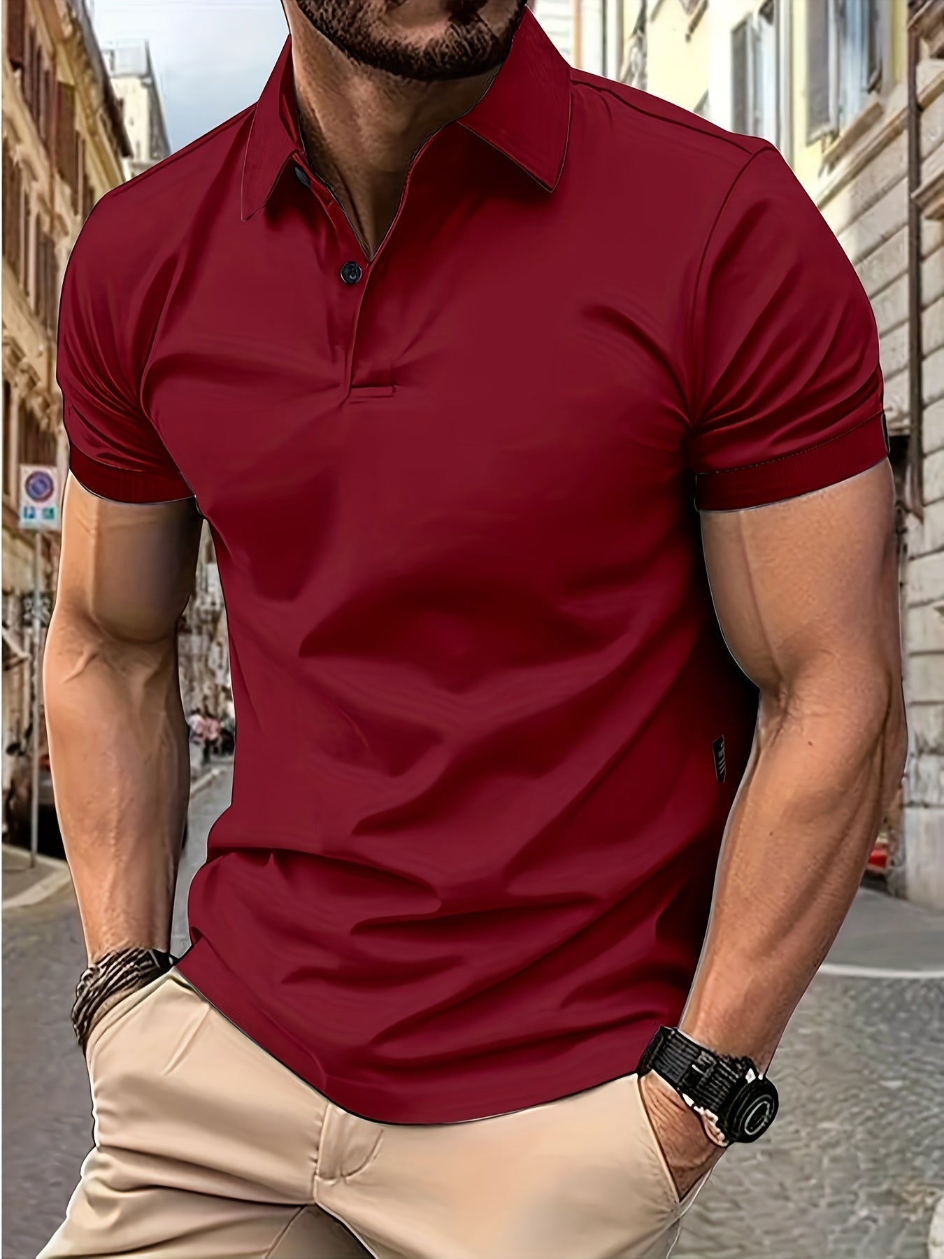Eveloria Damen Kurzarm Polo Baumwolle Bequem Weiß