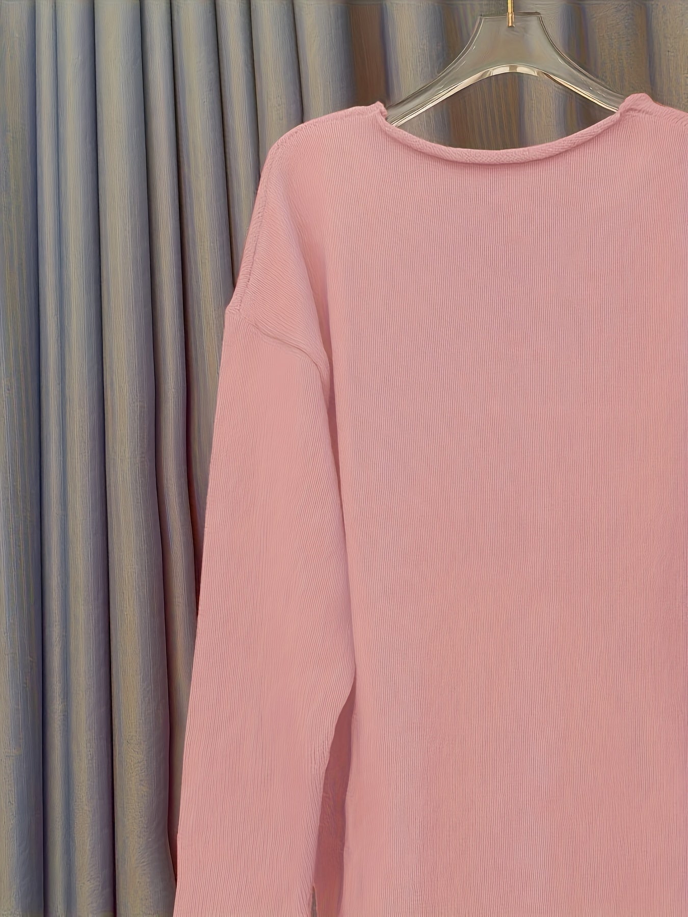 Damen Oversize Pullover Warm