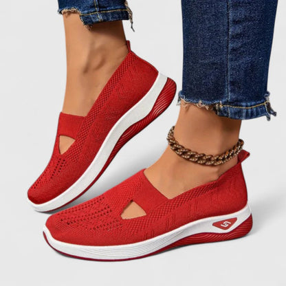 Regine Damen Slip-On Sneaker Atmungsaktives Mesh