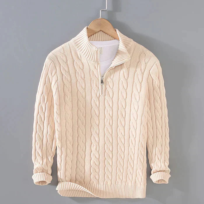 Herren Wollpullover Klassisch Warm Elegant