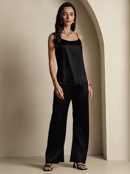 Eveloria Damen Seiden-Camisole Spaghettiträger