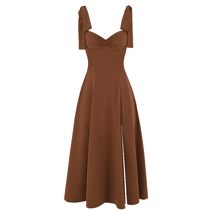 Eveloria Damenkleid mit Trägern Französisches Design