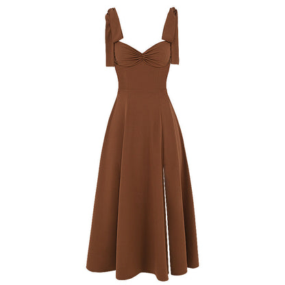 Eveloria Damenkleid mit Trägern Französisches Design