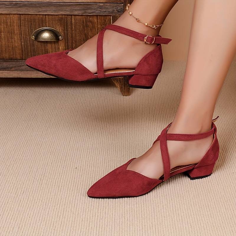 Damen Flache Schuhe Einfarbig