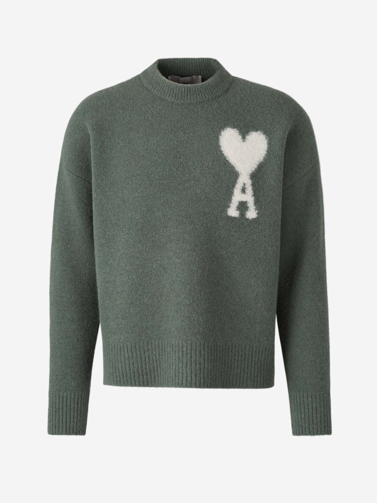 Damen Strickpullover Herz-Muster