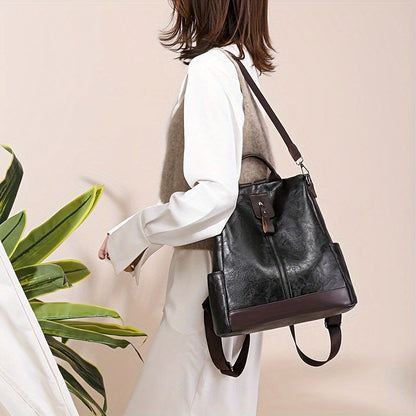 Eveloria Damen Rucksack Veganer Anti-Diebstahl Stadt-Backpack