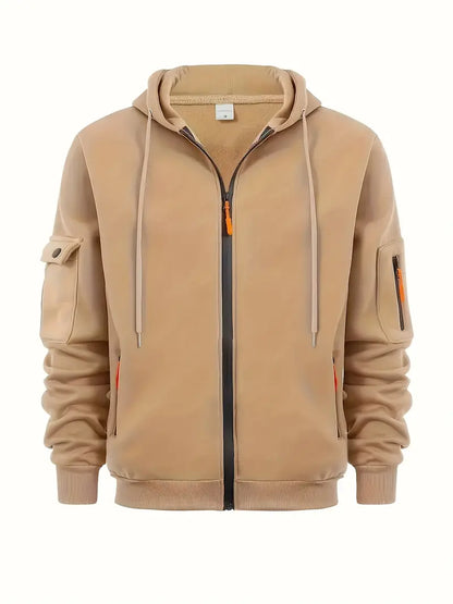 Janosch Herren Hoodie Full-Zip mit Taschen